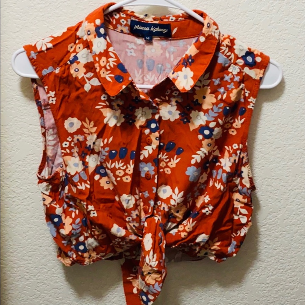 Floral Crop Top by Princess Highway